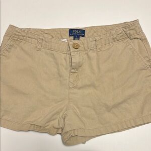 Polo Ralph Lauren Girls Tan Khaki Shorts | 16